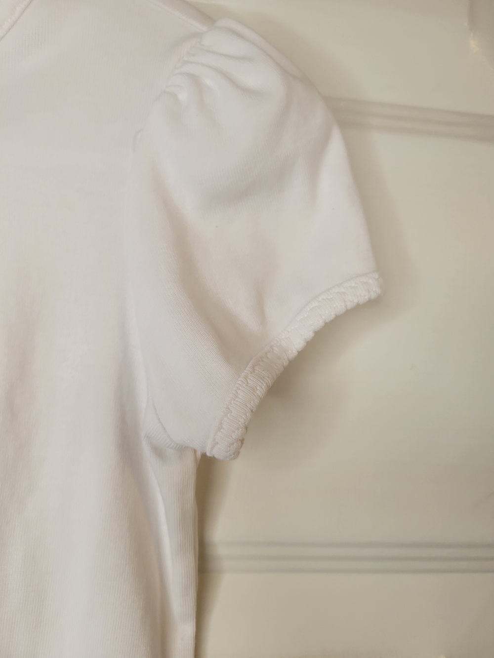 Hannah Andersson Classic White Puff Sleeve Tee - Picture 3 of 6